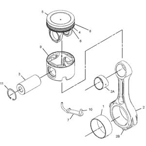 Buy cheap Hyunsang Piston Crown As 385-1657 3851657 For C9 Engine D6R Tractor from wholesalers
