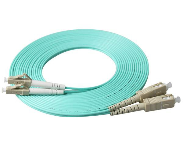 Buy cheap LC-SC Duplex Fiber Optic Patch Cord PVC/LSZH/TPU SM/MM from wholesalers