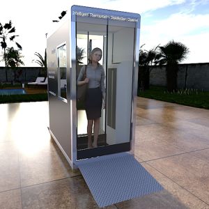 No Contact Movable Disinfection Channel For Public Place