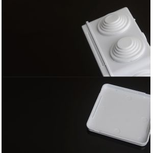 Buy cheap 85x85x50mm IP65 ABS Waterproof Junction Box Knockout Holes With Stopper from wholesalers