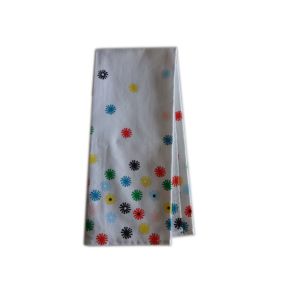 Buy cheap Cotton Tea Towel White with Flower Printed from wholesalers