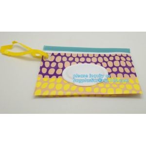 Buy cheap Reusable custom EVA wet wipe pouch, zipper baby wet wipe tissue bag, Portable EVA Custom wet tissue packaging bag with p from wholesalers