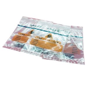 ziplockk Recyclable Reusable Bags Clear LDPE Biohazard Specimen Bags