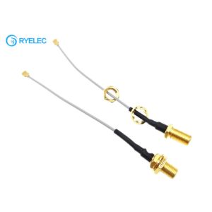 Buy cheap MCX Female Bulkhead To IPEX UFL Connector Pigtail Jumper 1.13mm Extension Cable from wholesalers