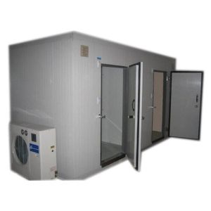 China Supermarket Modular Cold Room Equipped with Density 40 to 45kgm3 and Adjustable Shelving Ensuring Flexible Storage Space on sale