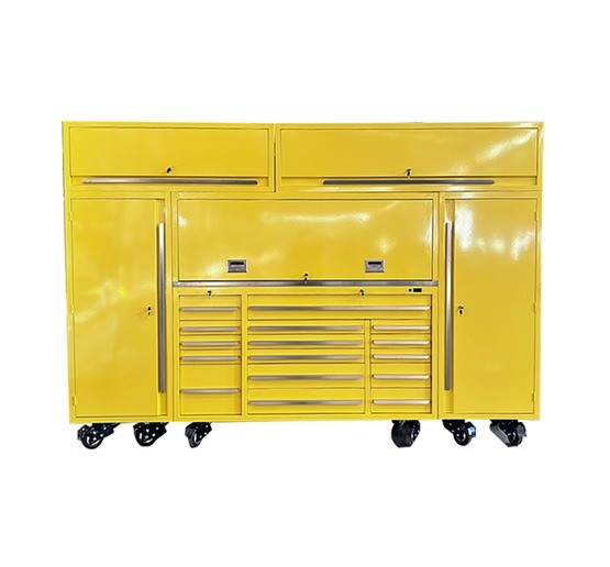 Heavy Duty Workshop Metal Mobile Tool Cart with Drawer and Stainless Steel