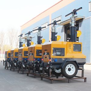 CE ISO Standard Led Electric Light Tower/Stack Light/Light Tower with 40000