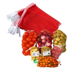 Buy cheap 5kg 25kg 50kg Red Vegetable Packaging Bags PE Mono Mesh Bag for Onion Custom Order from wholesalers