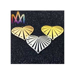 Buy cheap 7.7g Fadeless Engravable Blank Heart Shape Pendant from wholesalers