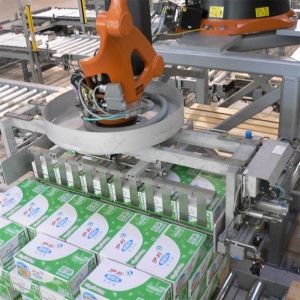 Buy cheap Automatic Palletizing System Line  Machine Customized Robot Palletizer from wholesalers