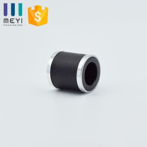 Buy cheap 33mm Black Aluminum-Plastic Perfume Bottle Cap with Thick Insert for 15mm Sealing from wholesalers