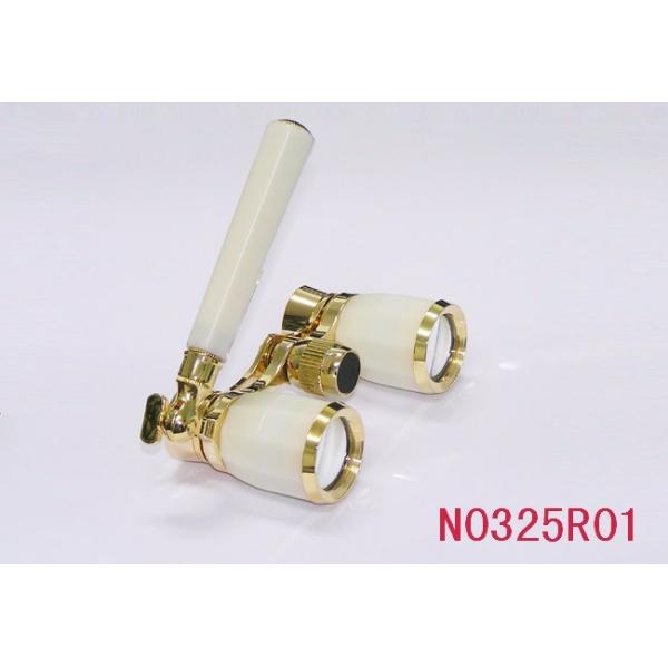 Antique Zoom Binoculars Glasses , Vintage Opera Glasses With Handle