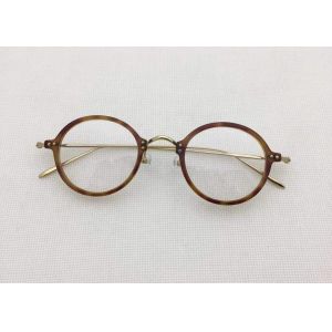Vintage Men Women Pure titanium spetacle eyeglass glasses combinated optical