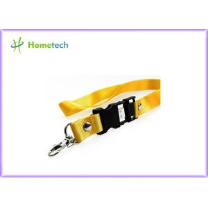 Buy cheap Custom colors promotional Lanyard USB Flash Drives 4GB / 8GB for Students of the University from wholesalers
