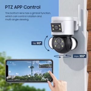 HD 4MP WIFI 10X Optical Zoom Camera Surveillance CCTV