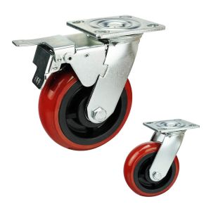 Buy cheap 300kg Loading 200mm Heavy Duty Casters With Swivel Plate from wholesalers