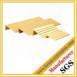 Buy cheap Brass stair nosing profile, Brass flat bar, Brass extrusion profile from wholesalers