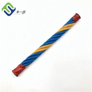 Buy cheap Fiber Wire Reinforced Rope 18mm 6 Strands For Kids Playground Equipment from wholesalers