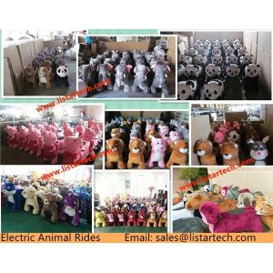 China Electrical Ride-On Toy Animal Plush Zippy Toy Plush Animal Electric Scooter Factory Price! on sale