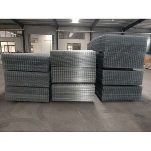 Buy cheap Barbed wire mesh welded mesh plate grid building reinforcement thickened wire mesh panel from wholesalers