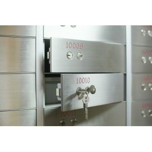 Buy cheap SS Material Bank Safe Deposit Box With UL Certified Dual Copper Key Locks from wholesalers