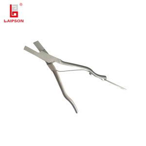 China Veterinary U Shape Gray Stainless Steel Ear Notcher Marking Pliers on sale