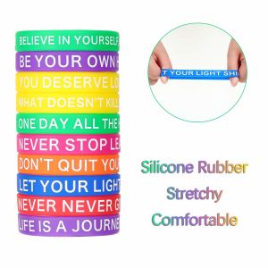 Buy cheap Custom Inspirational Silicone Wristbands With Good Silicone Rubber Material And Acceptable OEM/ODM Services from wholesalers