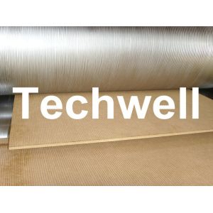 MDF / Plywood / Wood Panel Embossing Machine With Embossing Depth Adjustment