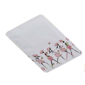 Buy cheap Custom Printed Three Side Sealed White Color Sample Plastic Packaging Bag For Face Mask from wholesalers