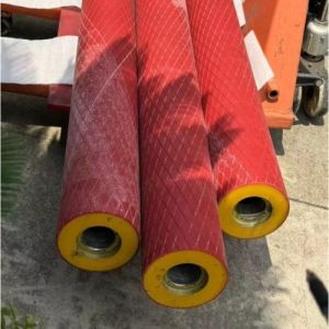 Buy cheap Metallurgical Industrial Rubber Roller 13000mm Length Custom Rubber Rollers from wholesalers