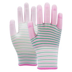 Buy cheap NBW-PT303 13 Gauge Zebra Pattern PU Palm Coated Gloves from wholesalers