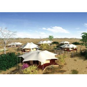 Buy cheap Prefab 2 Bedroom White PVDF Waterproof Fabric House Tents from wholesalers