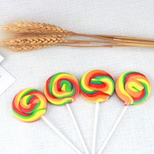 Buy cheap Custom Various Shapes Colorful Swirl Lollipops Hard Candy Multi Colored from wholesalers
