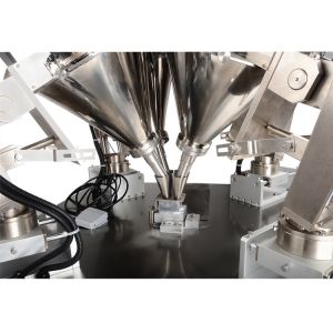 940mm Table Height Cosmetic Powder Making Machine 4 Color Powder Filling Machine