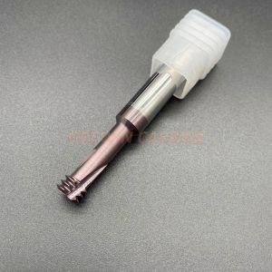 Buy cheap HRC65 Solid Carbide Thread End Mill for Inconel from wholesalers