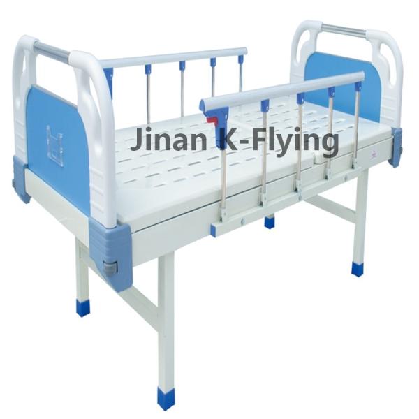 Quality Steel Plate Flat Manual Nursing Bed Foldable Handshake for sale