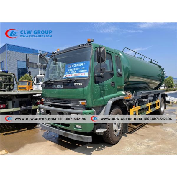 Quality ISUZU FTR 10cbm Sewer Cleaning Truck For Sludge Treatment for sale