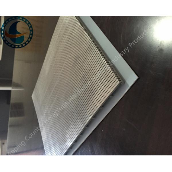 Heavy Duty Wedge Wire Screen Panels For Malt Kiln Flooring Raw Material