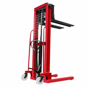 Buy cheap Hand Stacker 1000kg Load Mini Manual Lift Pallet Stacker from wholesalers