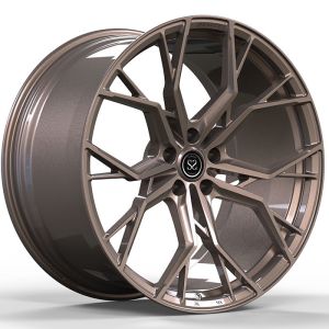 Buy cheap Matt Bronze Porsche Forged Wheels 21 Inches 1-PC Rims from wholesalers