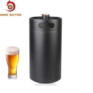 Buy cheap Black Powder Coating 5L Insulated Mini Keg from wholesalers