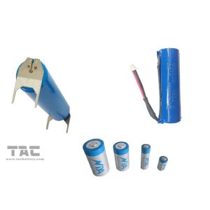 ER10450 Lithium Battery 3.6 v 750mAh With Electrinic Tag For Alarm