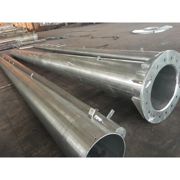 460Mpa Min Yield Stress Steel Power Pole Cross Arm ASTM A 123 Galvanization