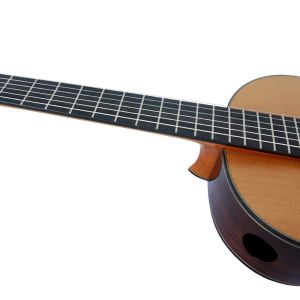 Buy cheap Custom Handmade Raised Fretboard and SinglePort Lattic Bracing Classic Guitar with Free Case from wholesalers