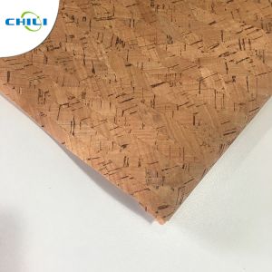Buy cheap Non Woven Cork Leather Fabric Durable Contemporary Printed Natural Color from wholesalers