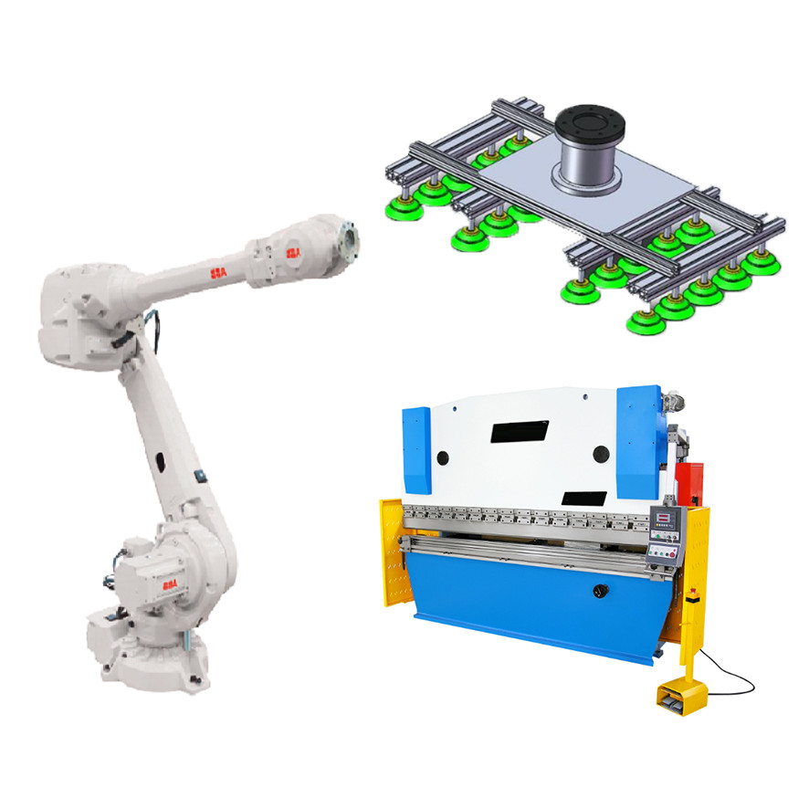 Buy cheap ABB robot arm IRB4600 CNC robot with electric gripper for pick and place work with bending machine from wholesalers