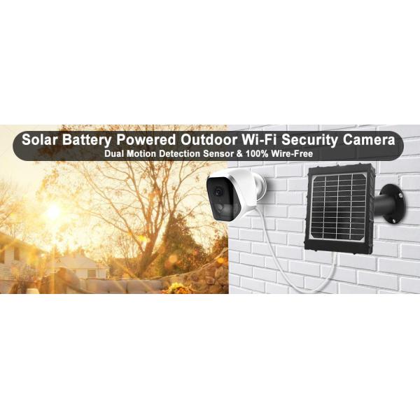 Quality Waterproof CCTV Solar Powered Night Vision Solar WiFi Camera for sale