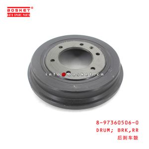 Buy cheap 8-97360506-0 Rear Brake Drum Suitable for ISUZU TFR 8973605060 from wholesalers