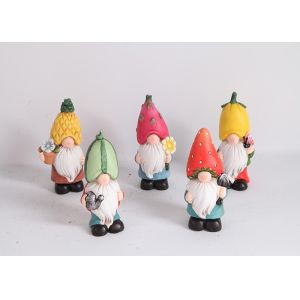 Buy cheap Gnome Pottery Garden Ornaments Multiple Ceramic Garden Statues Lifelike from wholesalers