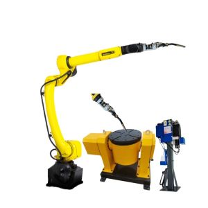 China Reach 2032mm Payload 8kg 6 Axis Arc Welding Robotic Arm and Customized China Welding Robot Cleaning Station Positioner Torch on sale